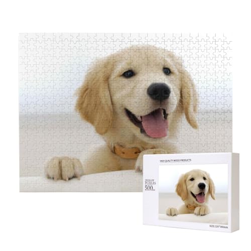 EIN Golden Retriever,500 Teile Holzpuzzle Familienspiel Puzzles für Erwachsene Teenager Heimdekoration EIN Golden Retriever,500 Teile Holzpuzzle Familienspiel Puzzles für Erwachsene Teenager Heimdekoration von EgoMed
