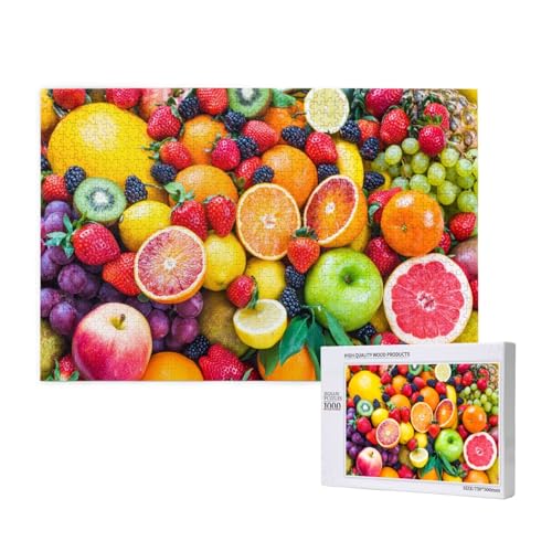 Frisches Obst,1000 Teile Holzpuzzle Familienspiel Puzzles für Erwachsene Teenager Heimdekoration Frisches Obst,1000 Teile Holzpuzzle Familienspiel Puzzles für Erwachsene Teenager Heimdekoration von EgoMed
