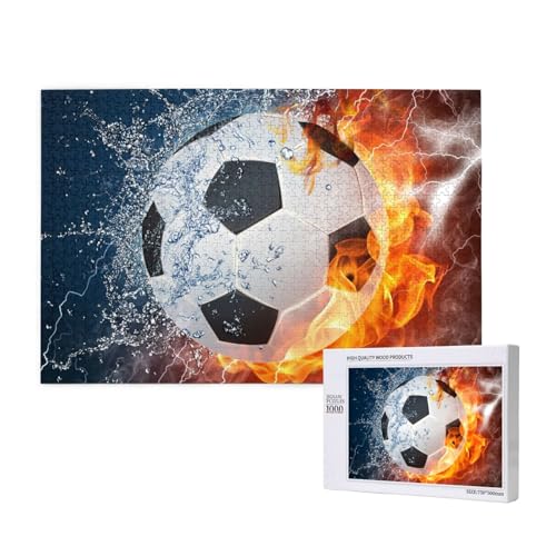 Fußball,1000 Teile Holzpuzzle Familienspiel Puzzles für Erwachsene Teenager Heimdekoration Fußball,1000 Teile Holzpuzzle Familienspiel Puzzles für Erwachsene Teenager Heimdekoration von EgoMed