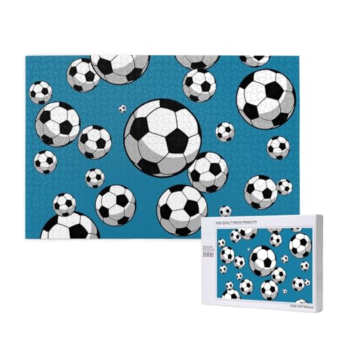 Fußball,1000 Teile Holzpuzzle Familienspiel Puzzles für Erwachsene Teenager Heimdekoration Fußball,1000 Teile Holzpuzzle Familienspiel Puzzles für Erwachsene Teenager Heimdekoration von EgoMed