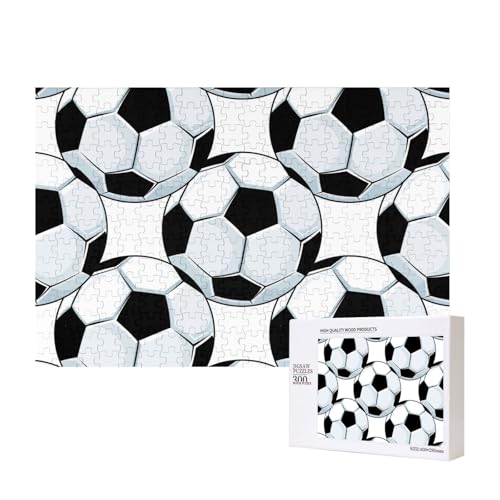 Fußball Fußbälle Sport,300 Teile Holzpuzzle Familienspiel Puzzles für Erwachsene Teenager Heimdekoration Fußball Fußbälle Sport,300 Teile Holzpuzzle Familienspiel Puzzles für Erwachsene Teenager Heimdekoration von EgoMed