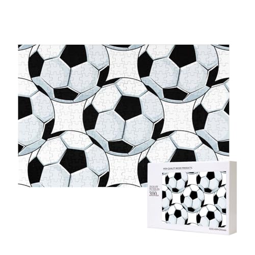 Fußball Fußbälle Sport,300 Teile Holzpuzzle Familienspiel Puzzles für Erwachsene Teenager Heimdekoration Fußball Fußbälle Sport,300 Teile Holzpuzzle Familienspiel Puzzles für Erwachsene Teenager Heimdekoration von EgoMed