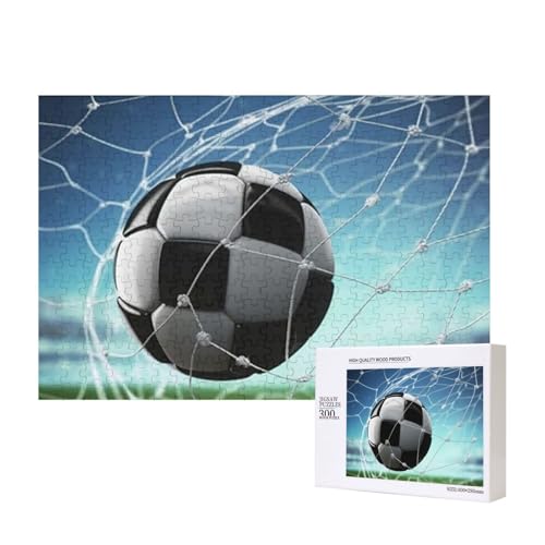 Fußball-Netzwerk-Druck,300 Teile Holzpuzzle Familienspiel Puzzles für Erwachsene Teenager Heimdekoration Fußball-Netzwerk-Druck,300 Teile Holzpuzzle Familienspiel Puzzles für Erwachsene Teenager Heimdekoration von EgoMed