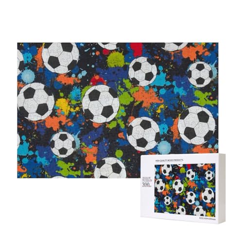 Fußball Sport Ball Athletisch,300 Teile Holzpuzzle Familienspiel Puzzles für Erwachsene Teenager Heimdekoration Fußball Sport Ball Athletisch,300 Teile Holzpuzzle Familienspiel Puzzles für Erwachsene Teenager Heimdekoration von EgoMed