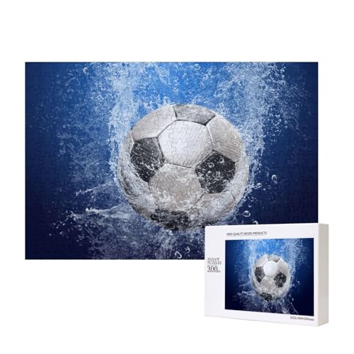 Fußball mit Wasserdruck,300 Teile Holzpuzzle Familienspiel Puzzles für Erwachsene Teenager Heimdekoration Fußball mit Wasserdruck,300 Teile Holzpuzzle Familienspiel Puzzles für Erwachsene Teenager Heimdekoration von EgoMed
