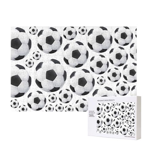 Fußball weiß und schwarz,300 Teile Holzpuzzle Familienspiel Puzzles für Erwachsene Teenager Heimdekoration Fußball weiß und schwarz,300 Teile Holzpuzzle Familienspiel Puzzles für Erwachsene Teenager Heimdekoration von EgoMed