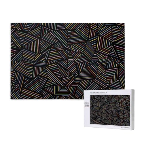 Geometrischer linearer Regenbogen 3D gedruckt,1000 Teile Holzpuzzle Familienspiel Puzzles für Erwachsene Teenager Heimdekoration Geometrischer linearer Regenbogen 3D gedruckt,1000 Teile Holzpuzzle Familienspiel Puzzles für Erwachsene Teenager Heimdekoration von EgoMed