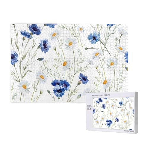 Handgezeichnete Blume,1000 Teile Holzpuzzle Familienspiel Puzzles für Erwachsene Teenager Heimdekoration Handgezeichnete Blume,1000 Teile Holzpuzzle Familienspiel Puzzles für Erwachsene Teenager Heimdekoration von EgoMed
