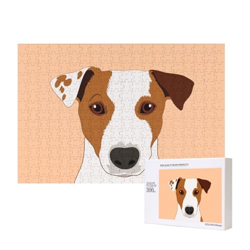 Jack Russell Terrier Hund,300 Teile Holzpuzzle Familienspiel Puzzles für Erwachsene Teenager Heimdekoration Jack Russell Terrier Hund,300 Teile Holzpuzzle Familienspiel Puzzles für Erwachsene Teenager Heimdekoration von EgoMed