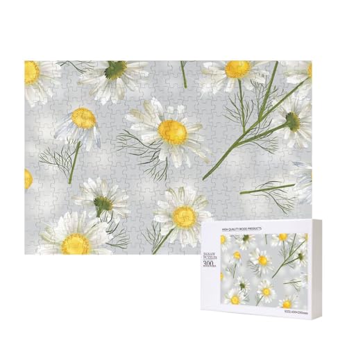 Kamillenblüten,300 Teile Holzpuzzle Familienspiel Puzzles für Erwachsene Teenager Heimdekoration Kamillenblüten,300 Teile Holzpuzzle Familienspiel Puzzles für Erwachsene Teenager Heimdekoration von EgoMed