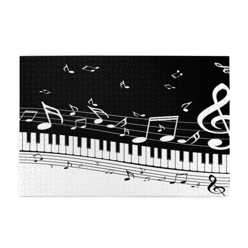 Klaviertasten mit Musik,1000 Teile Holzpuzzle Familienspiel Puzzles für Erwachsene Teenager Heimdekoration Klaviertasten mit Musik,1000 Teile Holzpuzzle Familienspiel Puzzles für Erwachsene Teenager Heimdekoration von EgoMed