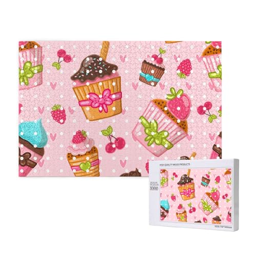 Küche Cupcakes Muffins,1000 Teile Holzpuzzle Familienspiel Puzzles für Erwachsene Teenager Heimdekoration Küche Cupcakes Muffins,1000 Teile Holzpuzzle Familienspiel Puzzles für Erwachsene Teenager Heimdekoration von EgoMed