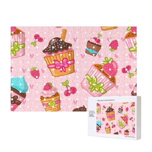 Küche Cupcakes Muffins,300 Teile Holzpuzzle Familienspiel Puzzles für Erwachsene Teenager Heimdekoration Küche Cupcakes Muffins,300 Teile Holzpuzzle Familienspiel Puzzles für Erwachsene Teenager Heimdekoration von EgoMed