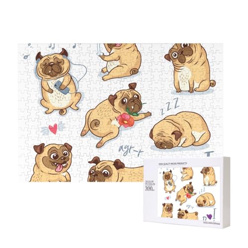 Lustiger Hund Bedruckt,300 Teile Holzpuzzle Familienspiel Puzzles für Erwachsene Teenager Heimdekoration Lustiger Hund Bedruckt,300 Teile Holzpuzzle Familienspiel Puzzles für Erwachsene Teenager Heimdekoration von EgoMed