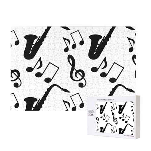 Musical Musik Saxophon,300 Teile Holzpuzzle Familienspiel Puzzles für Erwachsene Teenager Heimdekoration Musical Musik Saxophon,300 Teile Holzpuzzle Familienspiel Puzzles für Erwachsene Teenager Heimdekoration von EgoMed