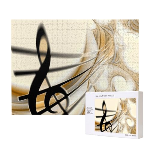 Musiknote,500 Teile Holzpuzzle Familienspiel Puzzles für Erwachsene Teenager Heimdekoration Musiknote,500 Teile Holzpuzzle Familienspiel Puzzles für Erwachsene Teenager Heimdekoration von EgoMed