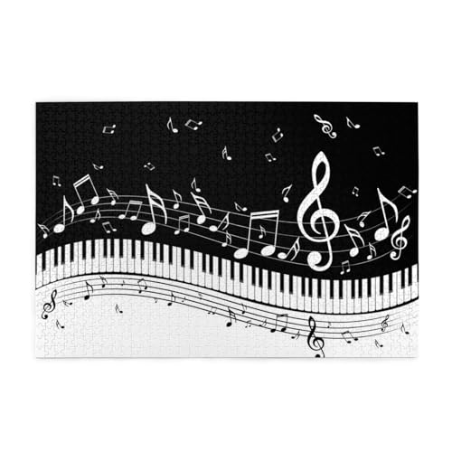 Musiknotenwelle,1000 Teile Holzpuzzle Familienspiel Puzzles für Erwachsene Teenager Heimdekoration Musiknotenwelle,1000 Teile Holzpuzzle Familienspiel Puzzles für Erwachsene Teenager Heimdekoration von EgoMed