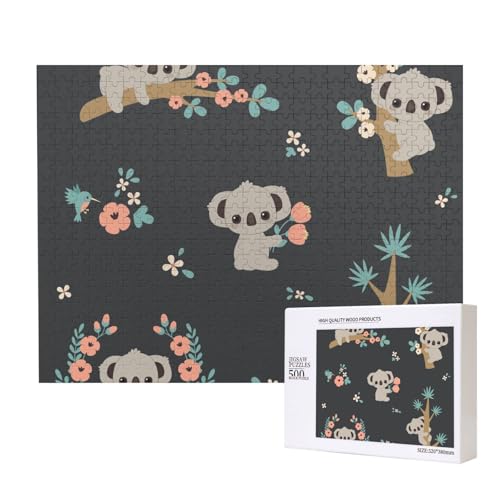 Niedlicher 3D-Tierkoala,500 Teile Holzpuzzle Familienspiel Puzzles für Erwachsene Teenager Heimdekoration Niedlicher 3D-Tierkoala,500 Teile Holzpuzzle Familienspiel Puzzles für Erwachsene Teenager Heimdekoration von EgoMed