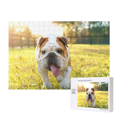 Niedlicher Bulldoggen-Welpen-Druck,300 Teile Holzpuzzle Familienspiel Puzzles für Erwachsene Teenager Heimdekoration Niedlicher Bulldoggen-Welpen-Druck,300 Teile Holzpuzzle Familienspiel Puzzles für Erwachsene Teenager Heimdekoration von EgoMed