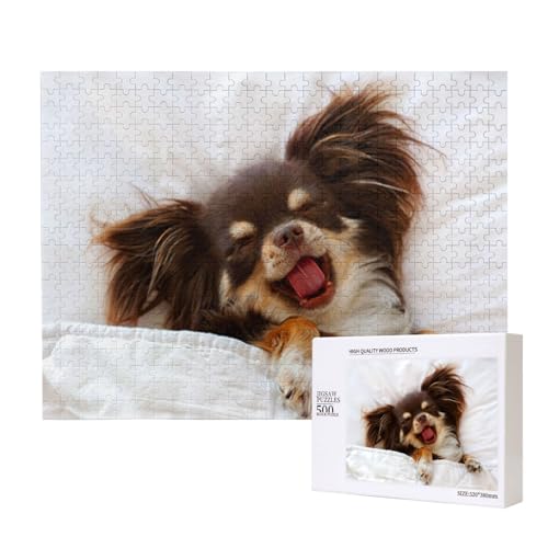 Niedliches Chihuahua-Hundetier,500 Teile Holzpuzzle Familienspiel Puzzles für Erwachsene Teenager Heimdekoration Niedliches Chihuahua-Hundetier,500 Teile Holzpuzzle Familienspiel Puzzles für Erwachsene Teenager Heimdekoration von EgoMed