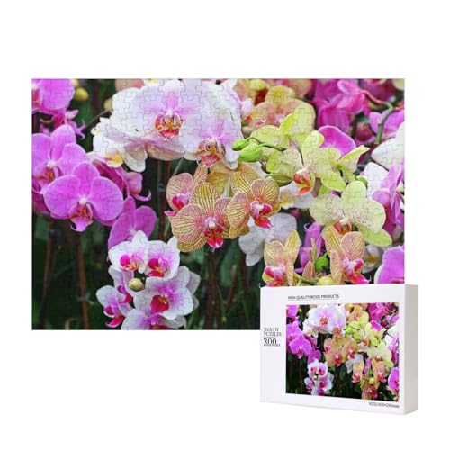 Orchideen Druck,300 Teile Holzpuzzle Familienspiel Puzzles für Erwachsene Teenager Heimdekoration Orchideen Druck,300 Teile Holzpuzzle Familienspiel Puzzles für Erwachsene Teenager Heimdekoration von EgoMed