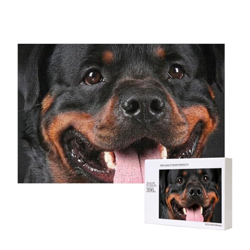 Rottweiler Hund,300 Teile Holzpuzzle Familienspiel Puzzles für Erwachsene Teenager Heimdekoration Rottweiler Hund,300 Teile Holzpuzzle Familienspiel Puzzles für Erwachsene Teenager Heimdekoration von EgoMed