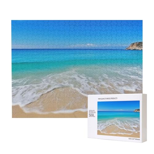 Strand und Meer,500 Teile Holzpuzzle Familienspiel Puzzles für Erwachsene Teenager Heimdekoration Strand und Meer,500 Teile Holzpuzzle Familienspiel Puzzles für Erwachsene Teenager Heimdekoration von EgoMed