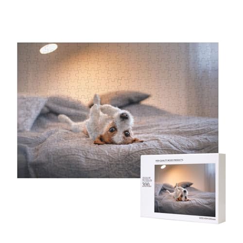 Süßer Kleiner Hund Jack Russell Terrier,300 Teile Holzpuzzle Familienspiel Puzzles für Erwachsene Teenager Heimdekoration Süßer Kleiner Hund Jack Russell Terrier,300 Teile Holzpuzzle Familienspiel Puzzles für Erwachsene Teenager Heimdekoration von EgoMed