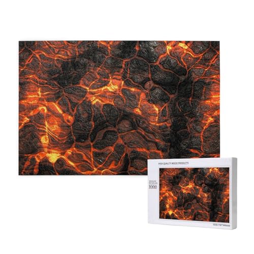 Vulkan Lava,1000 Teile Holzpuzzle Familienspiel Puzzles für Erwachsene Teenager Heimdekoration Vulkan Lava,1000 Teile Holzpuzzle Familienspiel Puzzles für Erwachsene Teenager Heimdekoration von EgoMed