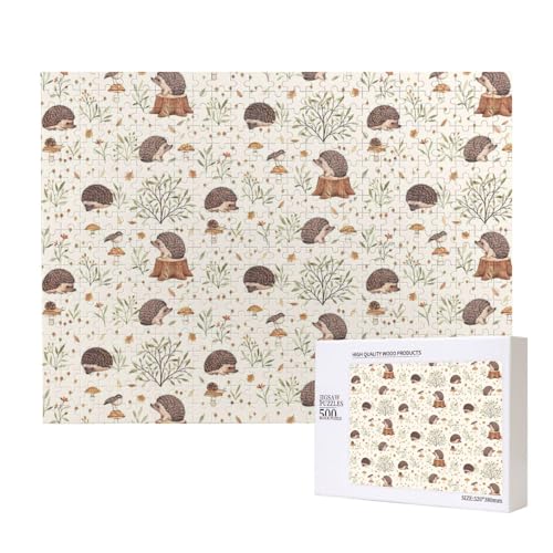 Wiesenigel,500 Teile Holzpuzzle Familienspiel Puzzles für Erwachsene Teenager Heimdekoration Wiesenigel,500 Teile Holzpuzzle Familienspiel Puzzles für Erwachsene Teenager Heimdekoration von EgoMed