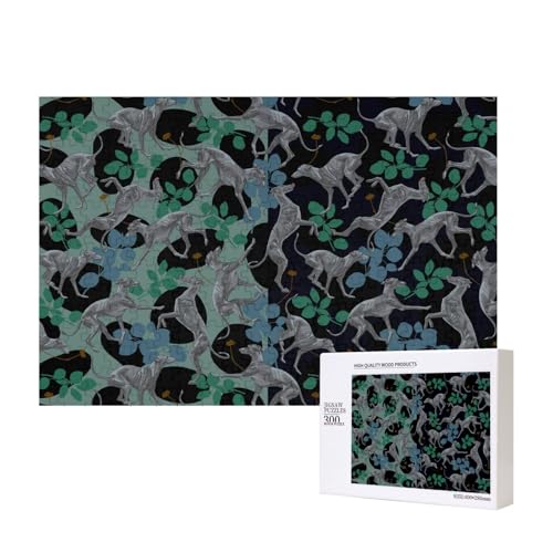 Windhund,300 Teile Holzpuzzle Familienspiel Puzzles für Erwachsene Teenager Heimdekoration Windhund,300 Teile Holzpuzzle Familienspiel Puzzles für Erwachsene Teenager Heimdekoration von EgoMed