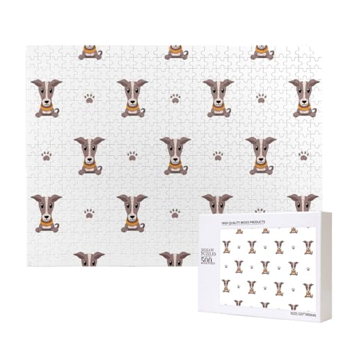 Windhund,500 Teile Holzpuzzle Familienspiel Puzzles für Erwachsene Teenager Heimdekoration Windhund,500 Teile Holzpuzzle Familienspiel Puzzles für Erwachsene Teenager Heimdekoration von EgoMed