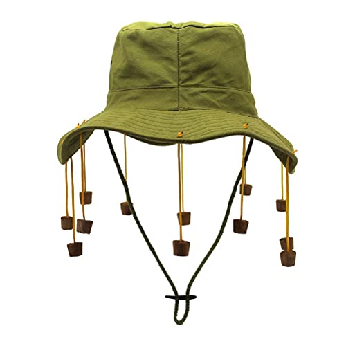 Egujiwa Australischer Hut mit Kork für Erwachsene, Kostümhut, Party-Zubehör-Set, Australien-Tageshut (B) von Egujiwa