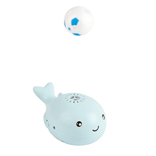 Egujiwa Elektrischer Wal-Schwimmball, Spielzeug, Schwimmender Ball, Wal-Spielzeug, Balancier-Blow-Spiele für Kinder, Delfin-Schwimmball-Spielzeug (Blau) von Egujiwa
