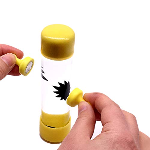Egujiwa FerroFluid-Display-Spielzeugflasche, Gefüllt mit Ferro-Fluid-Flüssigmetall, Cooles Zeug für Kinder, Jungen und Mädchen, Spielzeug Zum Stressabbau (Gelb) von Egujiwa