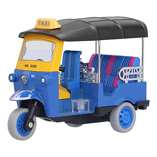 Egujiwa Zurückziehen Thai Dreirad Simulation Legierung Tuk Tuk Auto Modell Spielzeug Kinder Fahrzeug Spielzeug (Blau) von Egujiwa