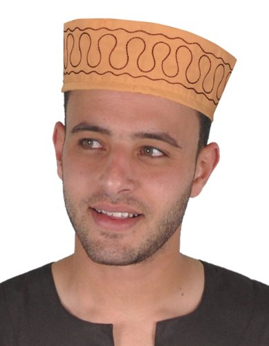 Egypt Bazar Traditionelle Arabische Kopfbedeckung - Araber - Karnevalskostüm/Farbe: beige von Egypt Bazar
