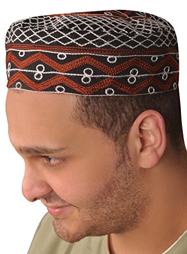 Egypt Bazar Traditionelle Arabische Kopfbedeckung - Araber - Karnevalskostüm/Farbe: schwarz von Egypt Bazar