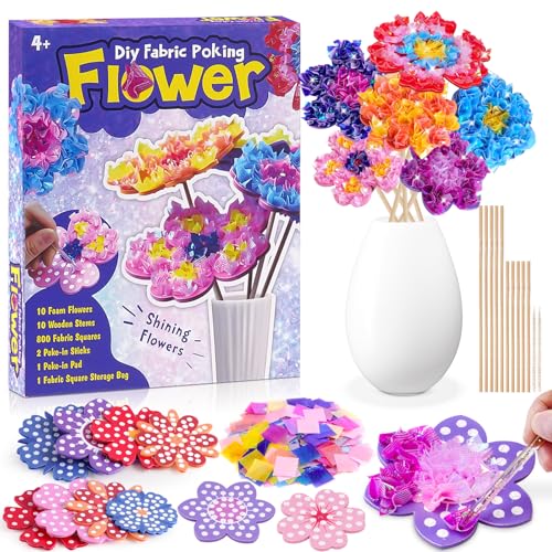 Bastelset Kinder ab 6-4-5 Jahre Basteln Mädchen 8 10 6 5 7 Jahre, Geschenke für Mädchen Spielzeug 5-12 Jahre Kindergeburtstag Blumen Bastelkoffer Blumenstrauß mit Pailletten Kreativ Set für Kinder Bastelset Kinder ab 6-4-5 Jahre Basteln Mädchen 8 10 6 5 7 Jahre, Geschenke für Mädchen Spielzeug 5-12 Jahre Kindergeburtstag Blumen Bastelkoffer Blumenstrauß mit Pailletten Kreativ Set für Kinder von Eichhoo