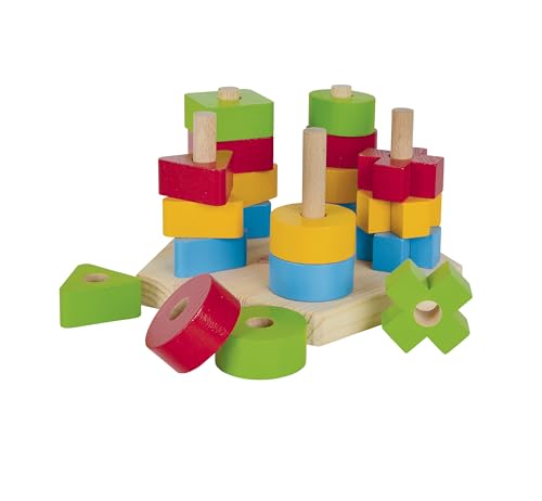 Eichhorn 100002087 Steckplatte, 21-teilig, Buchenholz, 5 verschiedene Stecksymbole, 20 Steckteile, für Kinder ab 12 Monaten, Größe: 18 x 10 cm Eichhorn 100002087 Steckplatte, 21-teilig, Buchenholz, 5 verschiedene Stecksymbole, 20 Steckteile, für Kinder ab 12 Monaten, Größe: 18 x 10 cm von Eichhorn