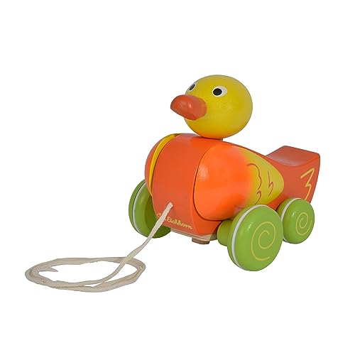 Eichhorn 100002423 - Nachziehtier Ente, Kopf und Flügel beweglich, mit Geräusch, 17 cm lang, Birkenholz Eichhorn 100002423 - Nachziehtier Ente, Kopf und Flügel beweglich, mit Geräusch, 17 cm lang, Birkenholz von Eichhorn