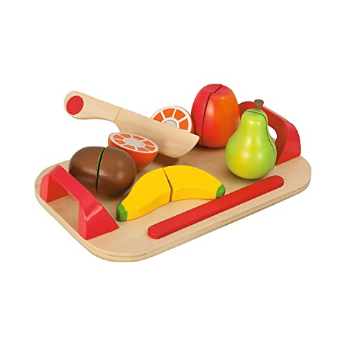 Eichhorn 100003721 - Schneidebrett mit Früchten, 26x16,5cm 12-tlg., Schneideobst aus Holz mit Klett-Verbindung, Eichenholz, Birkenholz Bunt Eichhorn 100003721 - Schneidebrett mit Früchten, 26x16,5cm 12-tlg., Schneideobst aus Holz mit Klett-Verbindung, Eichenholz, Birkenholz Bunt von Eichhorn