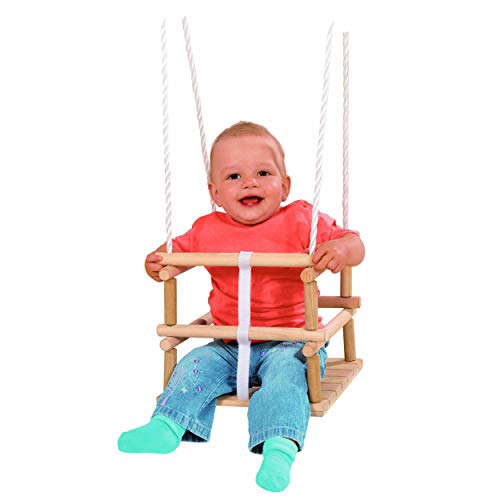 Eichhorn 100004502 - Outdoor Gitterschaukel - höhenverstellbar 140-210cm - TÜV/GS geprüft - bis 20 kg belastbar, Birkenholz, Schwarz Eichhorn 100004502 - Outdoor Gitterschaukel - höhenverstellbar 140-210cm - TÜV/GS geprüft - bis 20 kg belastbar, Birkenholz, Schwarz von Eichhorn