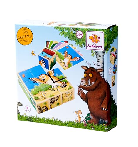 Eichhorn - Grüffelo Bilderwürfel, Steingröße 4x4x4cm, FSC 100% zertifiziertes Kiefernholz, für Kinder ab 3 Jahren Eichhorn - Grüffelo Bilderwürfel, Steingröße 4x4x4cm, FSC 100% zertifiziertes Kiefernholz, für Kinder ab 3 Jahren von Eichhorn