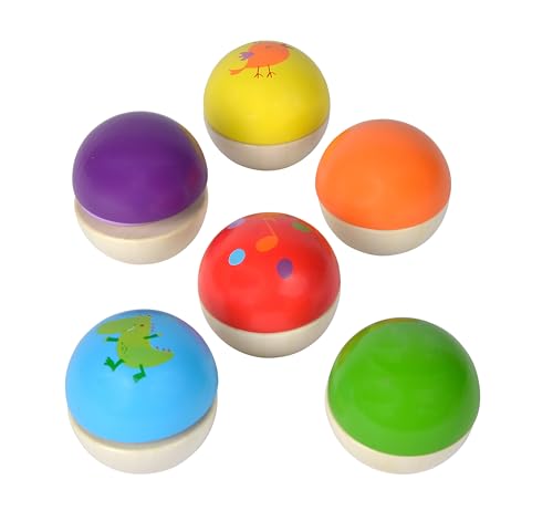 Eichhorn – Klangkugeln – 6 Bunte Holzkugeln mit Sound, die Verschiedene Geräusche Machen, für Kinder und Babys ab 12 Monaten, Holzspielzeug Eichhorn – Klangkugeln – 6 Bunte Holzkugeln mit Sound, die Verschiedene Geräusche Machen, für Kinder und Babys ab 12 Monaten, Holzspielzeug von Eichhorn