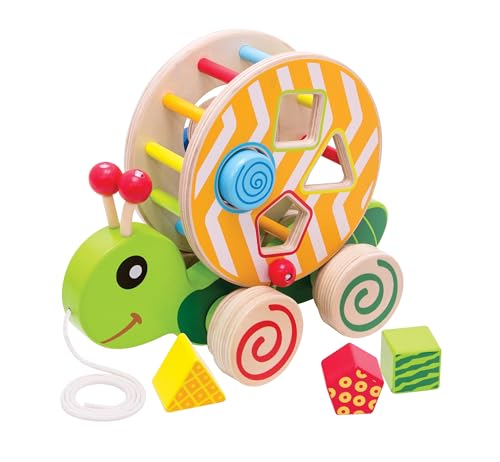 Eichhorn 100002231 NachziehStecktier, mit 4 versch. Steckbausteinen, Birkenholzspielzeug mit Bewegung, für Kinder ab 1 Jahr, Größe: 15x24x19,5cm Eichhorn 100002231 NachziehStecktier, mit 4 versch. Steckbausteinen, Birkenholzspielzeug mit Bewegung, für Kinder ab 1 Jahr, Größe: 15x24x19,5cm von Eichhorn