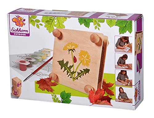 Eichhorn – Outdoor Blätterpresse – Blatt und Blütenpresse mit Vorlagen zum Bemalen, inkl. Pinsel und Farbe, für Kinder ab 6 Jahren geeignet Eichhorn – Outdoor Blätterpresse – Blatt und Blütenpresse mit Vorlagen zum Bemalen, inkl. Pinsel und Farbe, für Kinder ab 6 Jahren geeignet von Eichhorn