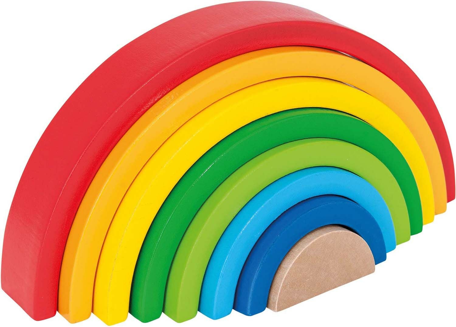 Eichhorn Stapelwürfel Regenbogen, Babyspielzeug von Eichhorn