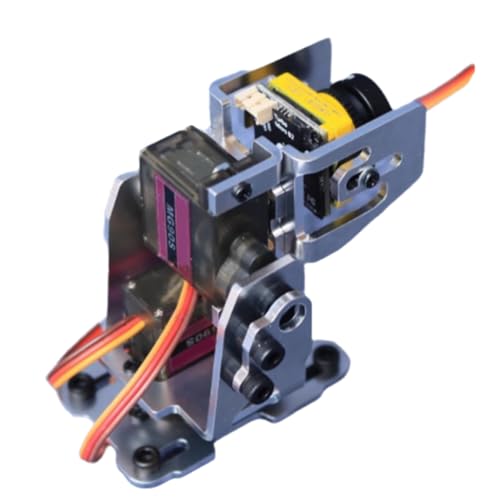 Eieenotee Einstellbare Aluminiumlegierung PTZ -St?nder f¨¹r FPV f¨¹r Flugzeugmodellkamera Roboterzubeh?r mit Servo von Eieenotee