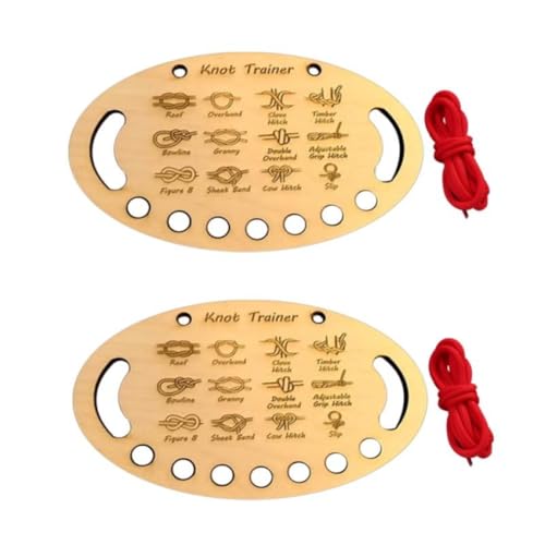Eieenotee Lernen Sie Knot Training Board Lernen Sie Knot Training Board Anf?nger Tragbare Outdoor -Camping von Eieenotee